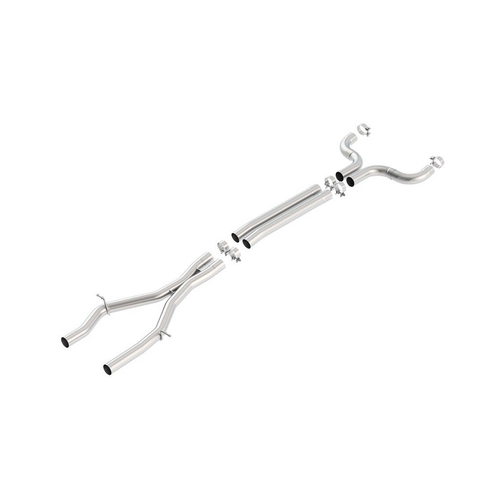 BORLA 60607 X-Pipe, SMOG Legal CHEVROLET CAMARO V8 6.2L V8 AT / MT Photo-0