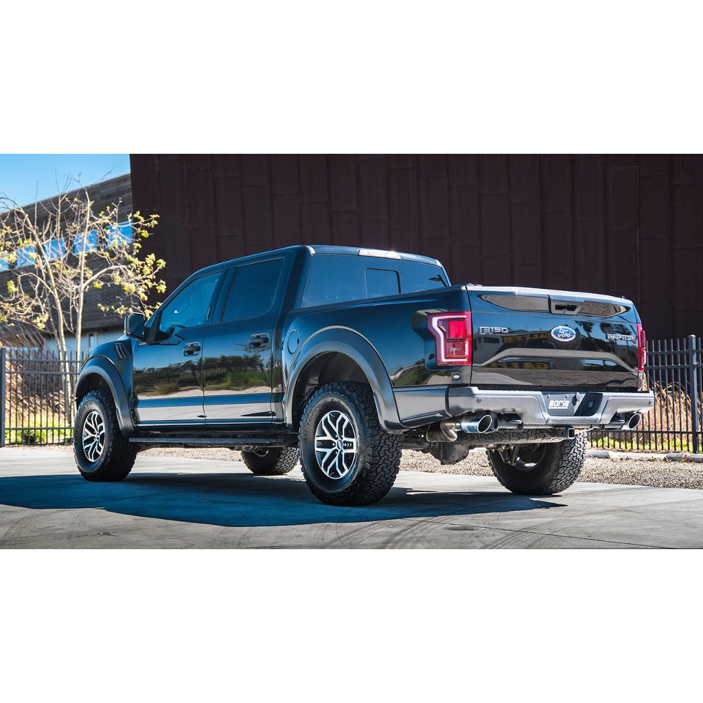 BORLA 60640 Tailpipes with stainles steel tips 3" FORD F-150 TRUCKS Raptor 3.5L V6 Ecoboost AT Photo-1