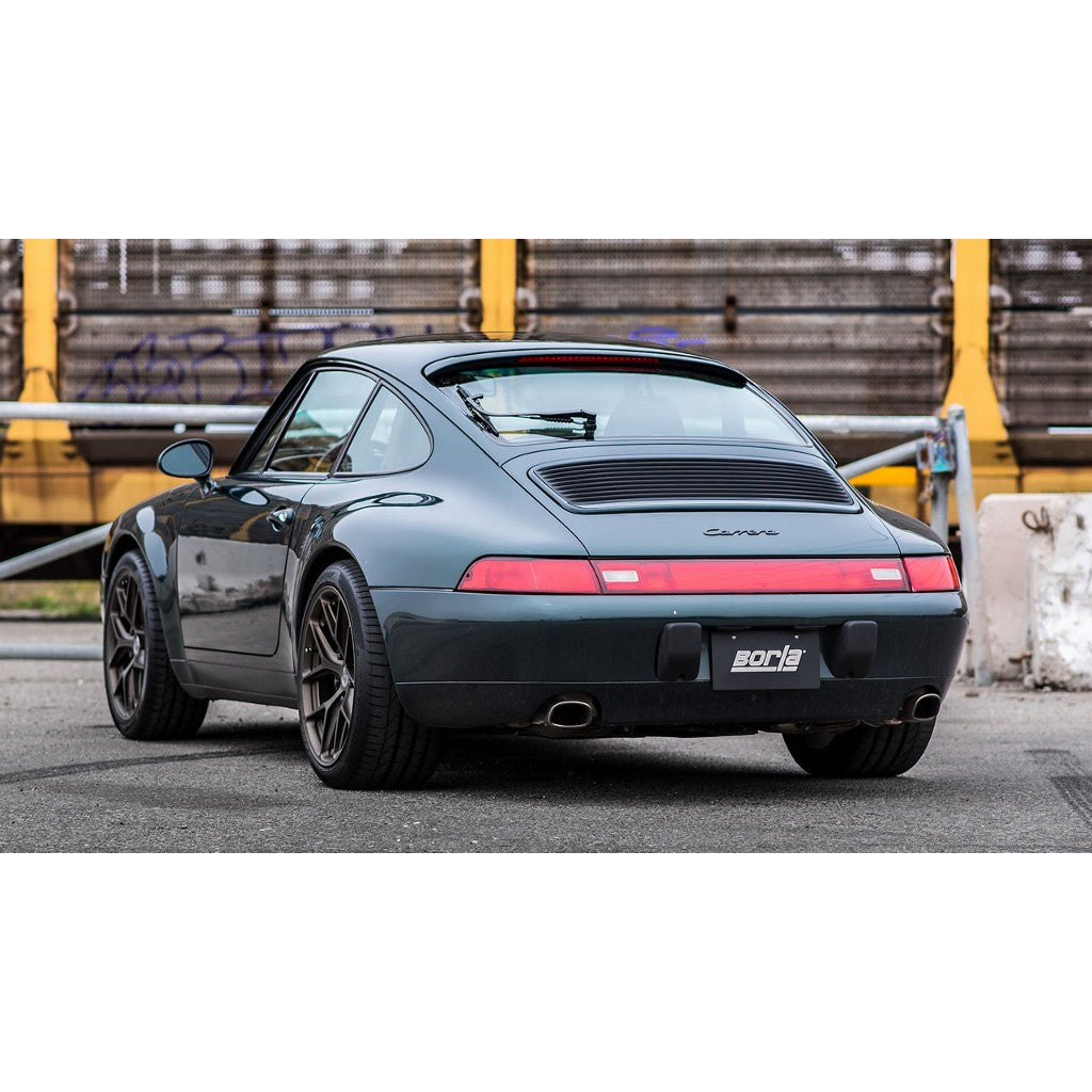 BORLA 140729 Cat-Back "S-Type" 2.25" w / factory tips PORSCHE 993 911 Carrera 3.6L AT / MT Photo-1