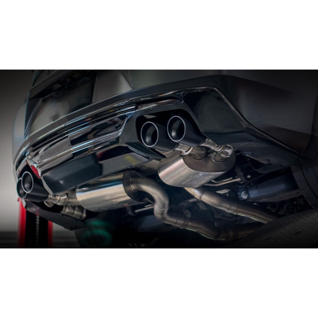 BORLA 11921CB Axle-Back "ATAK" 2.75, 2.5" D RD RL AC 4" RD x 6.25" CHEVROLET CAMARO V8 6.2L V8 AT / MT Photo-1