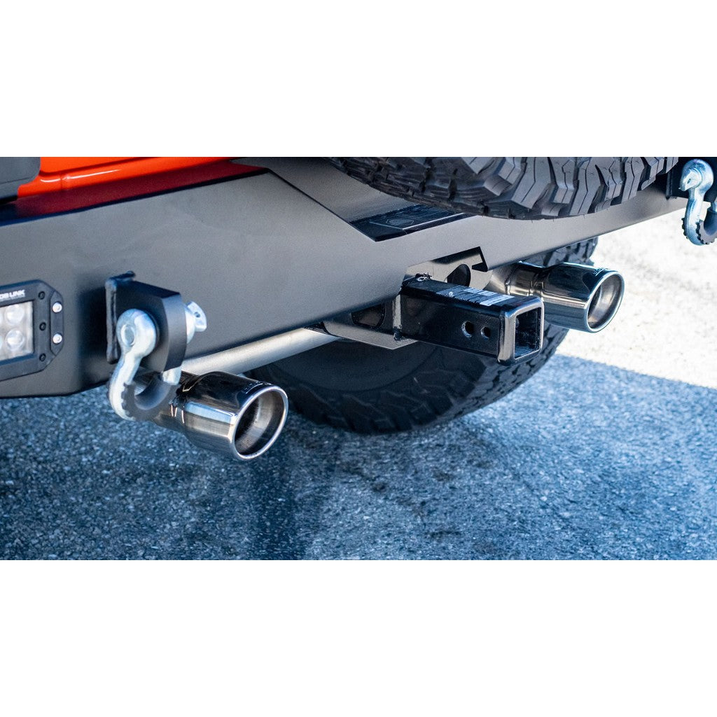 BORLA 11957 Exhaust System Axle-Back ATAK, 2.75", 2.5" (3.5" Tips) for JEEP Wrangler 3.6L (JL / JLU) 2018- Photo-2