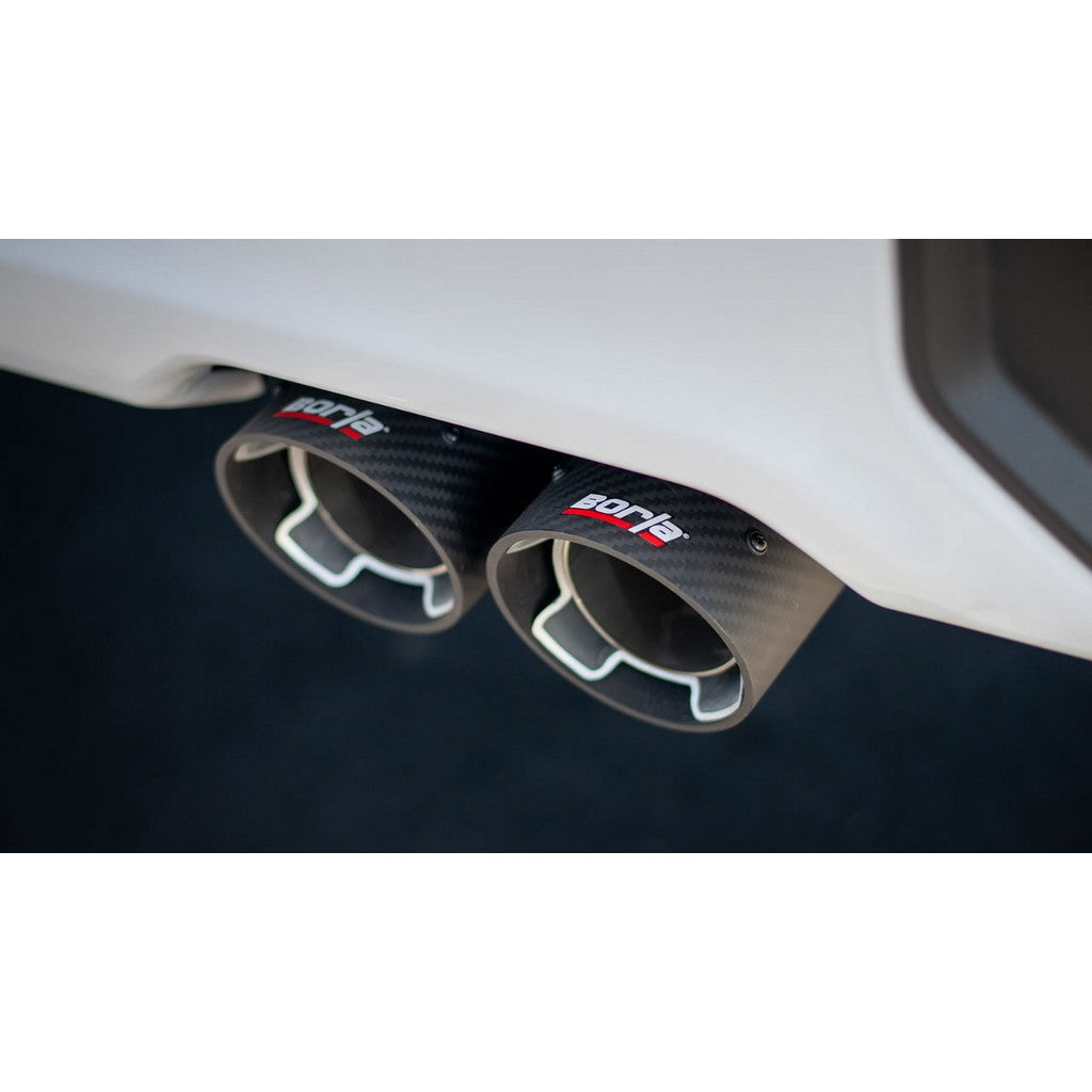 BORLA 140774CF Cat-Back "S-Type" 3.5", 2.75 D RD AC 3.5" RD x 5.62" CHEVROLET SILVERADO 1500 6.2L V8 AT Photo-2