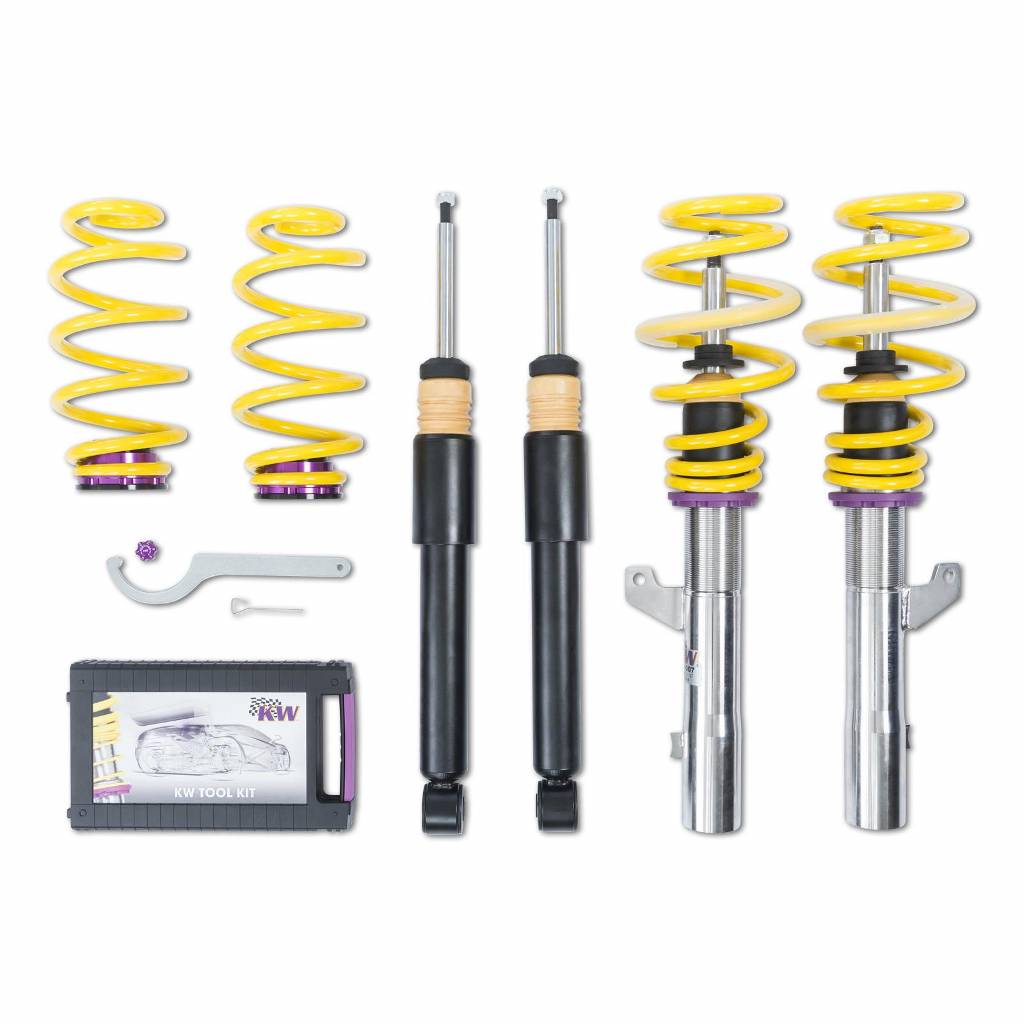KW 10210040 Coilover Kit INOX V1 AUDI A3; (8P) Photo-0