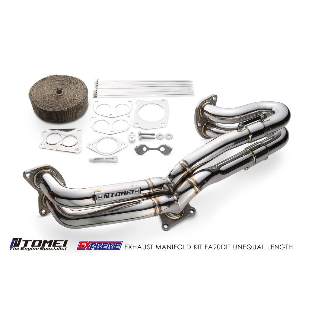 TOMEI TB6010-SB04A EXHAUST MANIFOLD KIT EXPREME FA20DIT UNEQUAL LENGTH with TITAN EXHAUST BANDAGE Photo-2