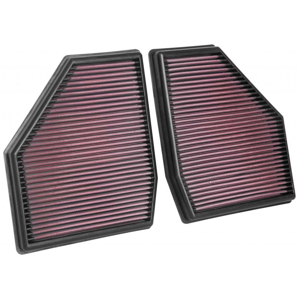 K&N 33-3128 Replacement Air Filter Set (2 Per Box) for BMW M5 (F90) V8 4.4L Turbo 2018–2019 Photo-0