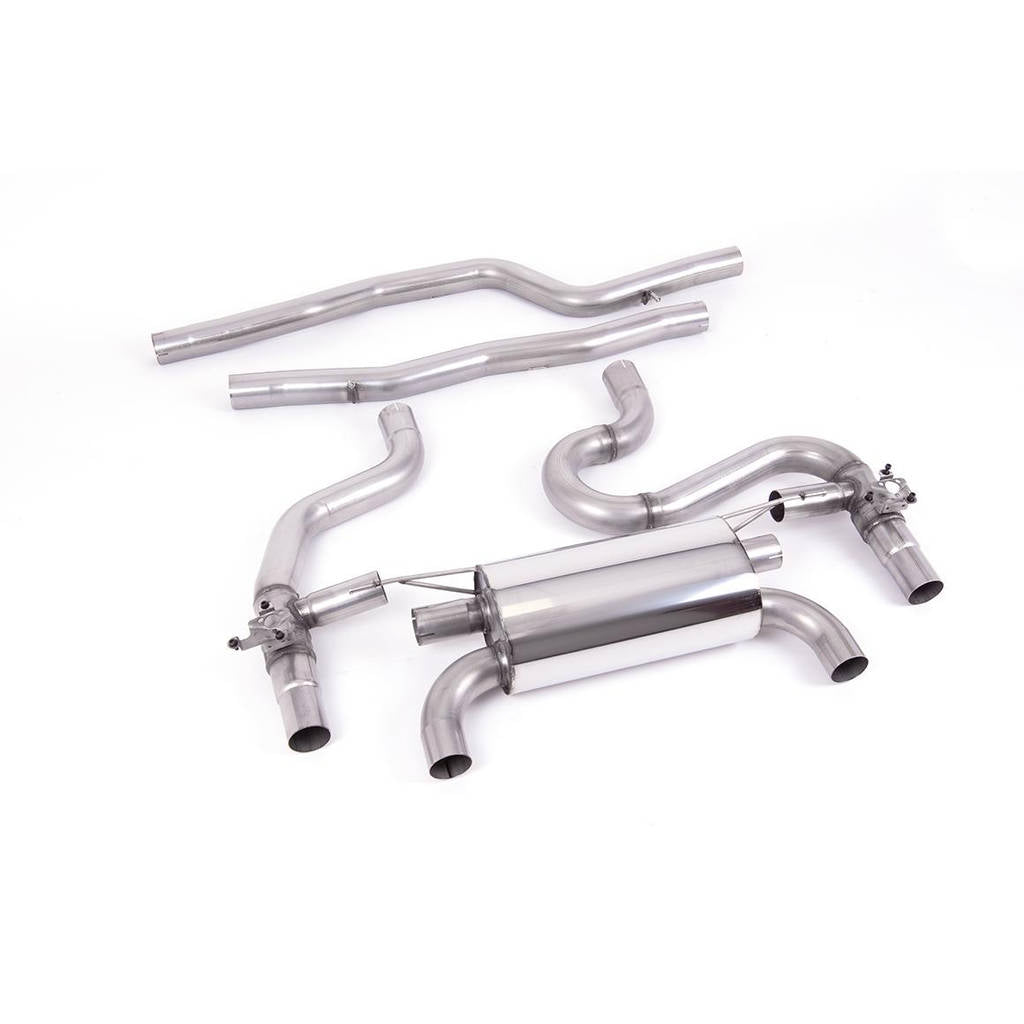 MILLTEK SSXBM1141 Equal Length GPF|OPF Back System w. Ceracote Black tips BMW M2 Competition (F87) GPF/OPF Photo-0