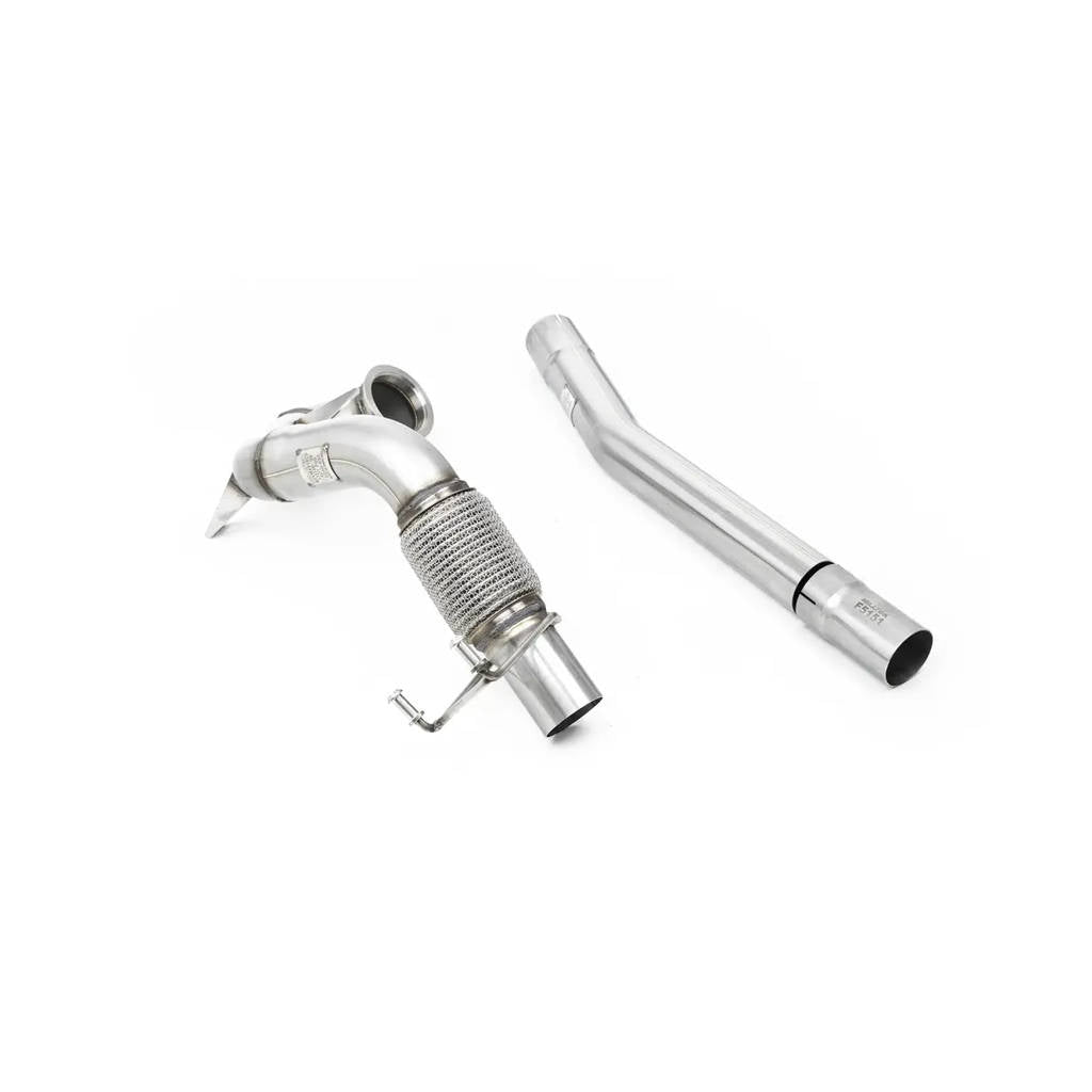 MILLTEK SSXVW567 Large-bore Downpipe and De-cat VW Polo GTI 2.0 TSI (AW - 5 Door) - Non GPF/OPF Models Only Photo-0