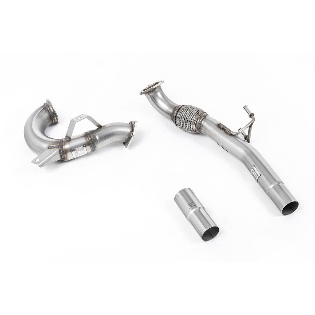 MILLTEK SSXVW547 Large-bore Downpipe and De-cat VW Up! 1.0TSI 90PS Photo-0