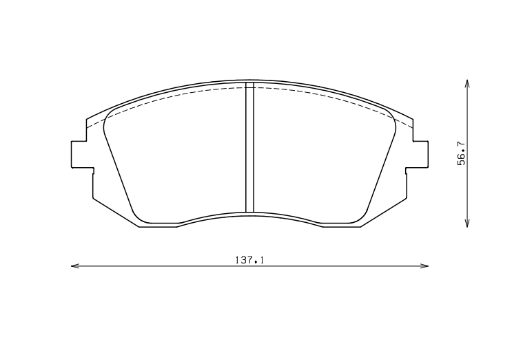 ENDLESS EP386MX72 Front brake pads SUBARU BRZ / FORESTER / IMPREZA / WRX / TOYOTA GT86 Photo-0