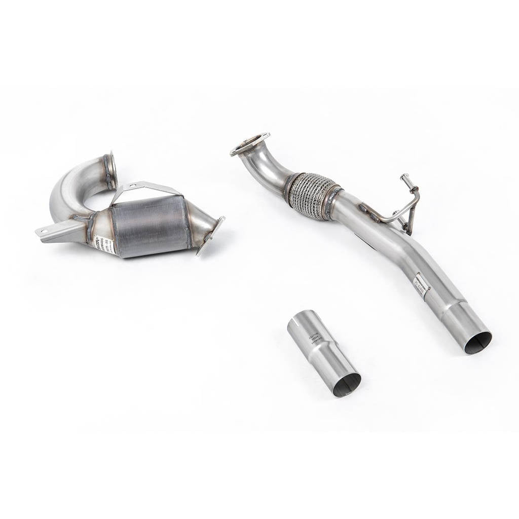 MILLTEK SSXVW546 Hi-Flow Sports Cat and Downpipe VW Up! GTI 1.0TSI 115PS Photo-0