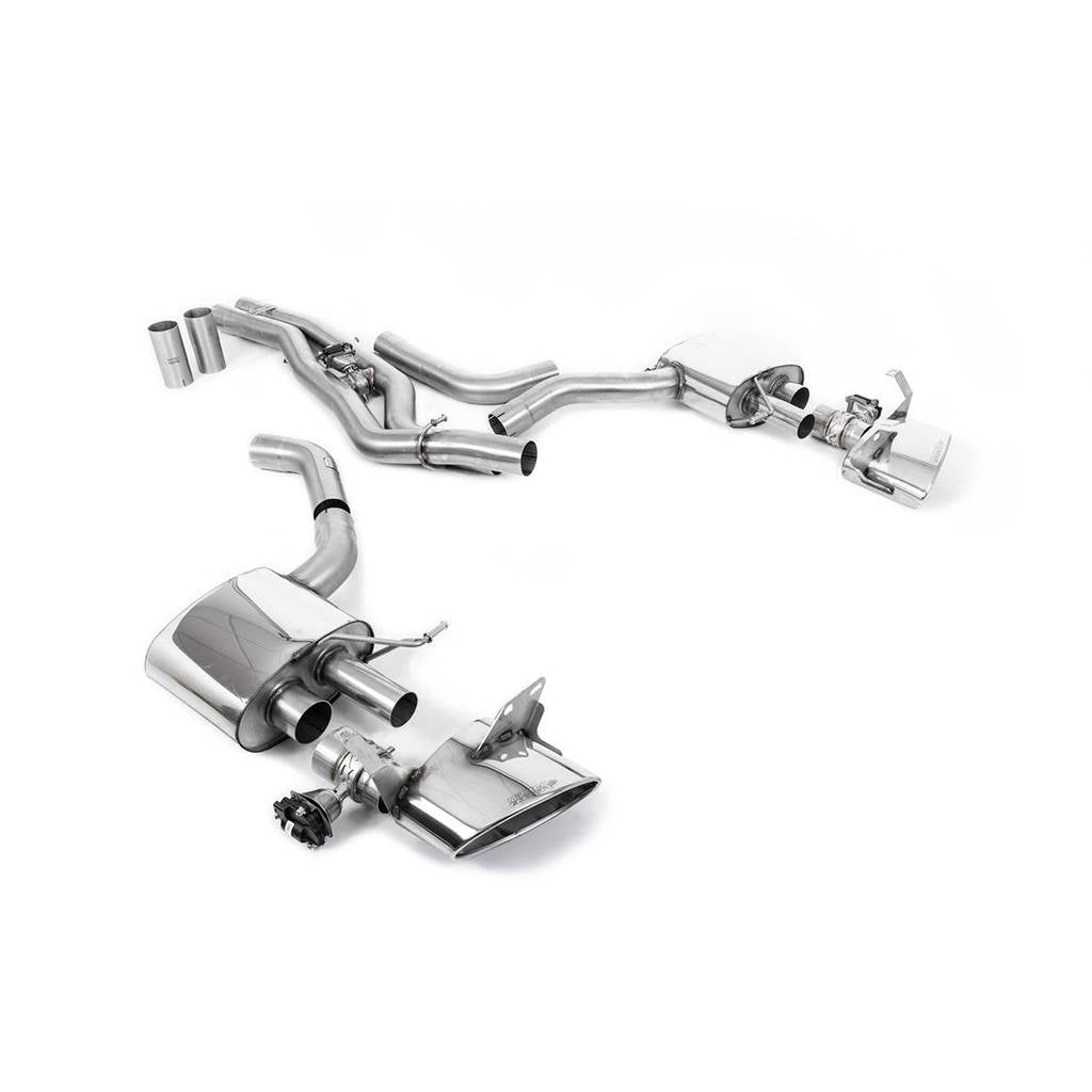 MILLTEK SSXAU862 Front Pipe-back AUDI RS6 C8 4.0 V8 bi-turbo (OPF/GPF Models) Photo-0