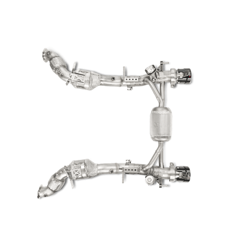 AKRAPOVIC L-FE/SS/2 Link Pipe Set w/o Cat (SS) FERRARI 488 GTB/488 Spider 2016-2019 Photo-2