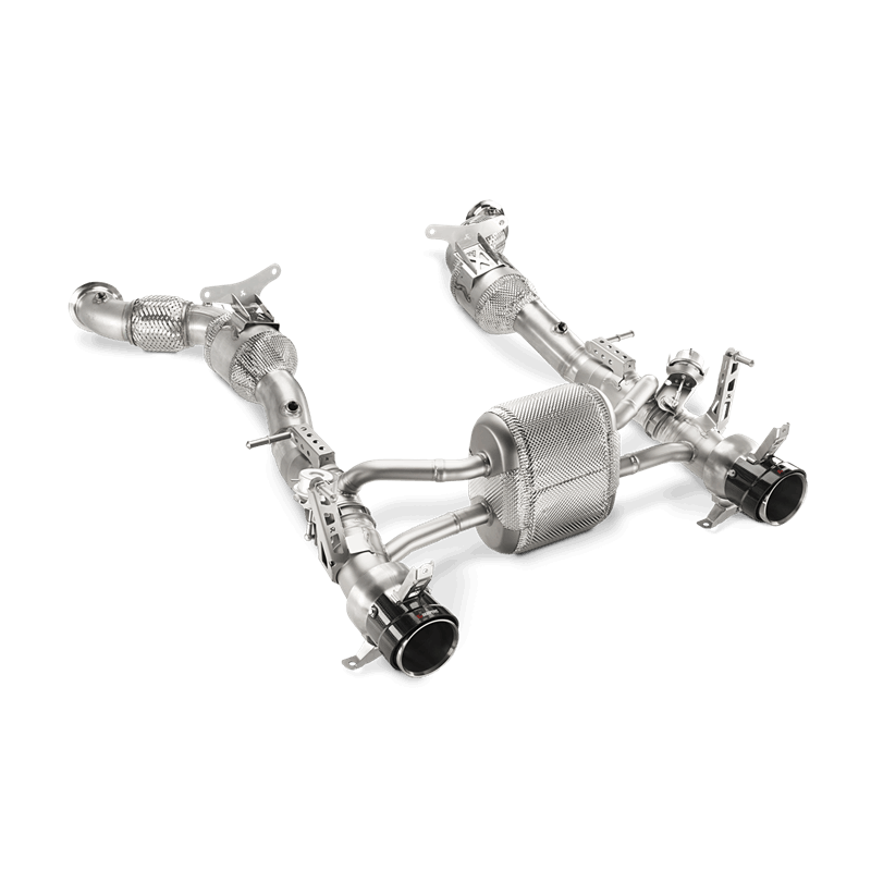 AKRAPOVIC L-FE/SS/2 Link Pipe Set w/o Cat (SS) FERRARI 488 GTB/488 Spider 2016-2019 Photo-3