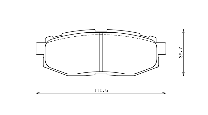 ENDLESS EP472MX72 Rear brake pads SUBARU BRZ/LEGACY BR/BM/TRIBECA/SCION FR-S Photo-0