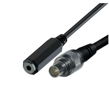 AIM V02584040 1 m external 3.5 female Jack for external microphone cable Photo-1