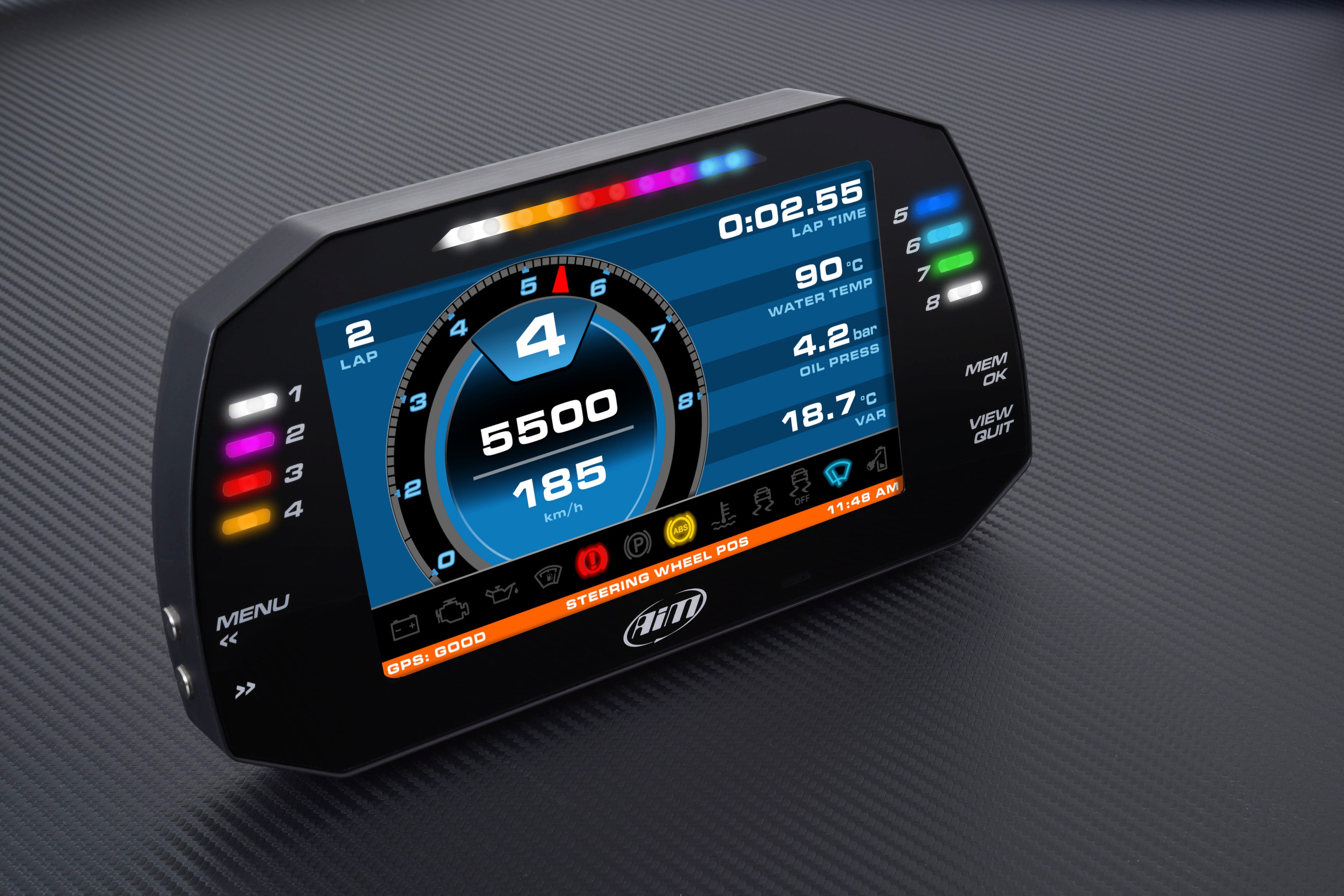 AIM XA8MXGST12A010 MXG 1.2 Strada with CAN + RPM cable (ECU) Photo-2