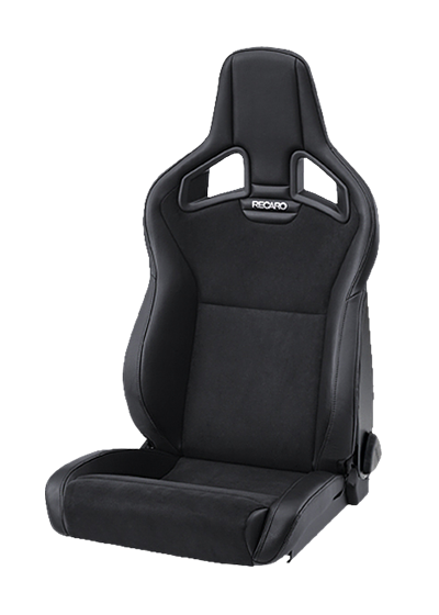 RECARO 414.00.2575 Cross Sportster CS Artificial leather black/Dinamica black right Photo-0