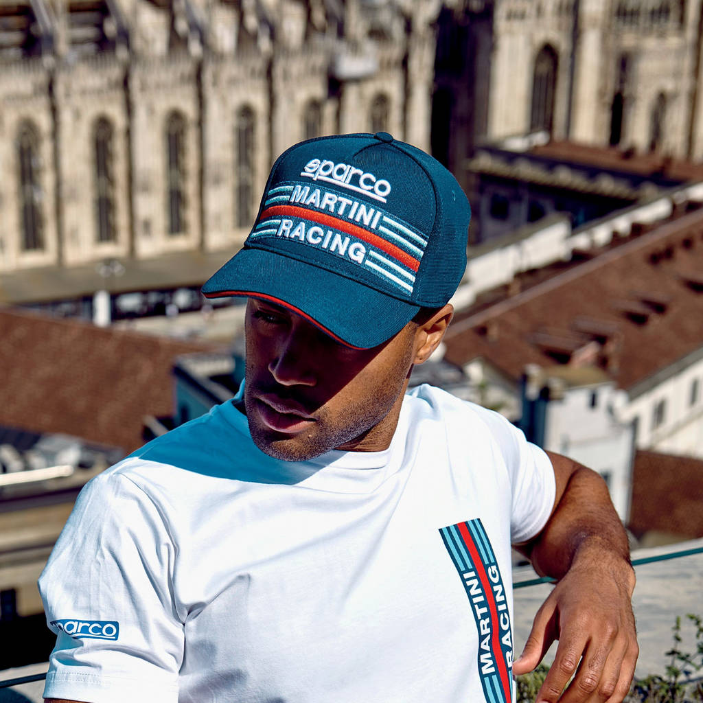 SPARCO 01282BM FLEX CAP MARTINI RACING, navy blue Photo-2