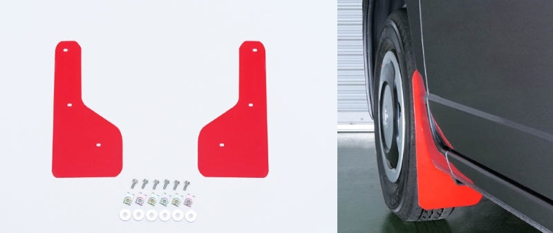 CUSCO 3AA 851 FR Mud Flaps Front (red) for HONDA N-VAN (JJ1) 2018- Photo-0