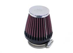 K&N RC-2320 UNIVERSAL Clamp-On Air Filter 1-13/16"FLG, 3"B, 2"T, 3"H Photo-0