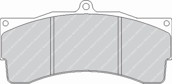 FERODO FRP3039R Front Brake Pads DS3000 for BMW Z4 GT3 Photo-0