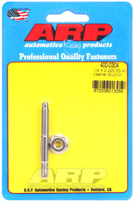 ARP 400-0304 Air Cleaner Stud Kit 1/4" x 2.225 SS Photo-0