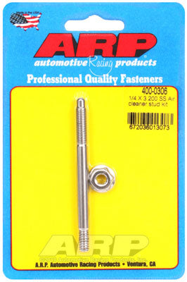 ARP 400-0306 Air Cleaner Stud Kit 1/4" x 3.200 SS Photo-0
