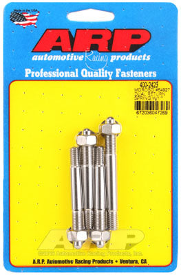 ARP 400-2423 Carburetor Stud Kit 1˝ spacer with Moroso #64927 return spring kit. ARP Stainless. hex Photo-0