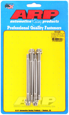 ARP 400-3229 Water Pump Pulley Stud Kit 5/16-24 X 4.250˝. ARP Stainless. polished. 12pt (fits 3.000˝ fan spacer) Photo-0