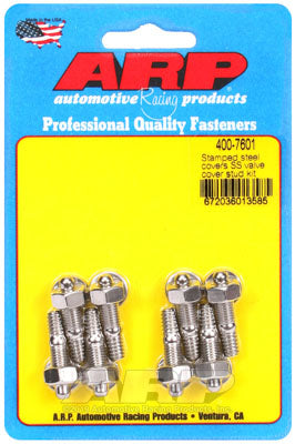 ARP 400-7601 Valve Cover Stud Kit for Stamped Steel. SS. hex Photo-0