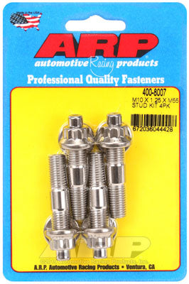 ARP 400-8007 Accessory Stud Kit M10 x 1.25 x 55mm. SS. broached. 4 pieces Photo-0