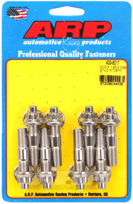 ARP 400-8017 Accessory Stud Kit M10 x 1.25 x 55mm. SS. broached. 8 pieces Photo-0