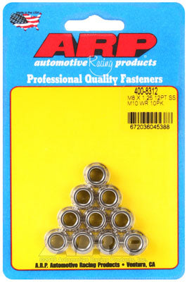 ARP 400-8312 Nut Kit M8 X 1.25 SS M10 socket 12pt Photo-0