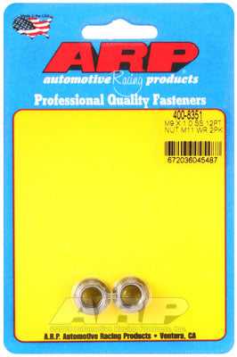 ARP 400-8351 Nut Kit M9 X 1.00 SS M11 socket 12pt Photo-0