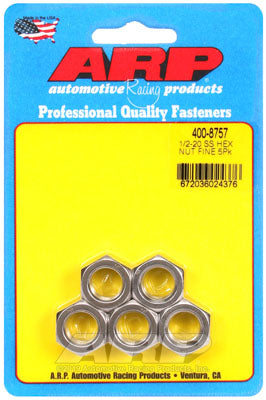 ARP 400-8757 Nut Kit 1/2"-20 SS fine hex Photo-0