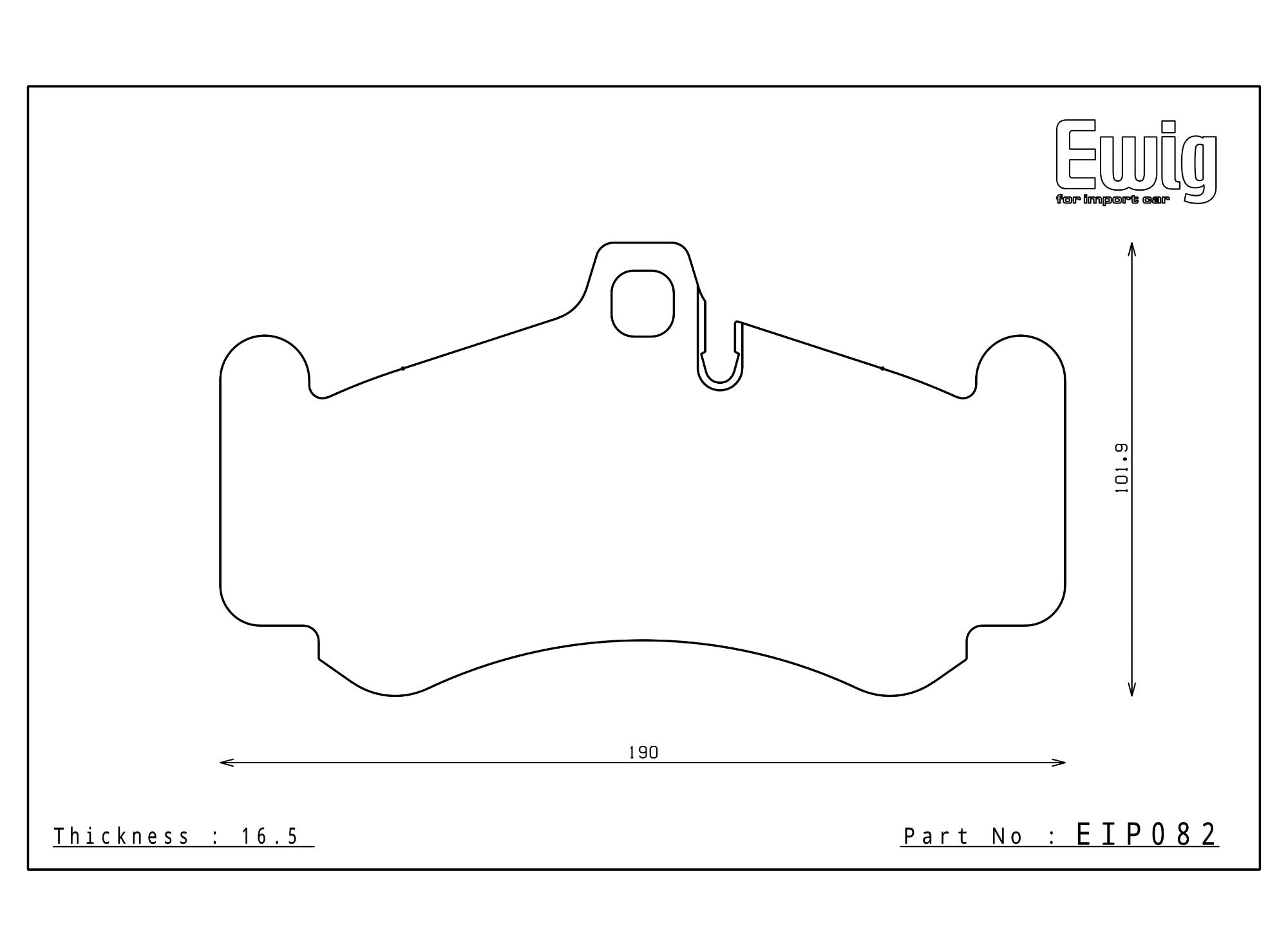 ENDLESS EIP082CCRg Front brake pads PORSCHE 911(996) GT2/GT3 Photo-0