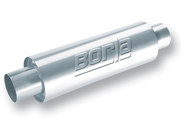BORLA 40085 XR-1® Sportsman 3" Center-Center 15"x5" Round - Racing Muffler Photo-1