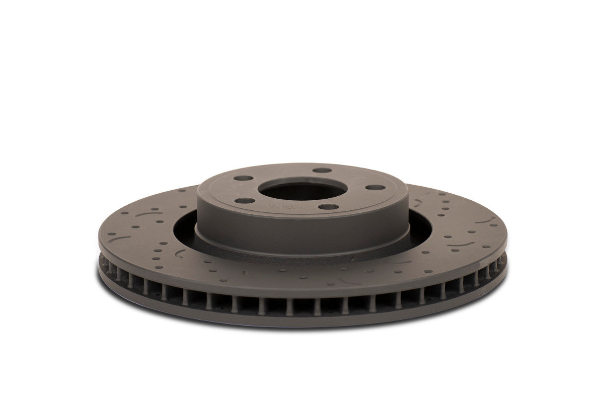 HAWK HTC4448 Front Rotors Talon Cross-Drilled And Slotted DODGE Ram 1500 Photo-0