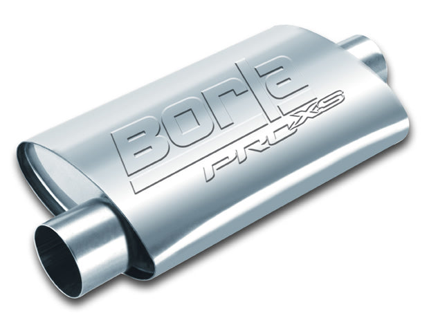 BORLA 40344 ProXS™ Muffler Center / Offset Oval 2" in / out, 14" x 4" x 9.5" Photo-0