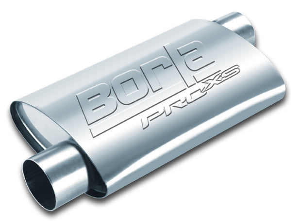 BORLA 40353 ProXS™ Muffler Muffler Offset / Offset Oval 3" 14" x 4" x 9.5" Photo-0
