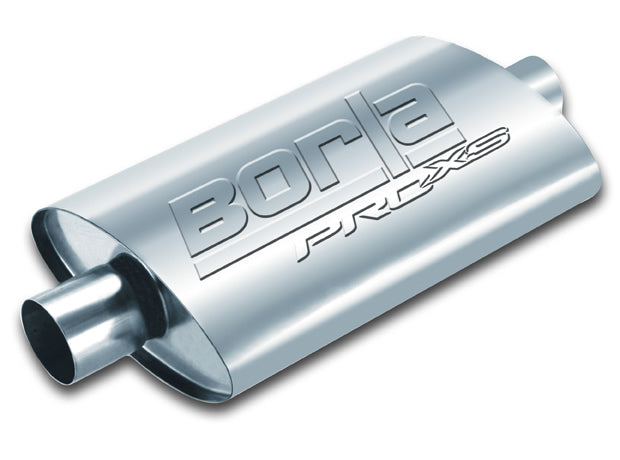 BORLA 40363 ProXS™ Muffler Center / Center Oval 2,25" in / out, 14" x 4" x 9.5" Photo-0