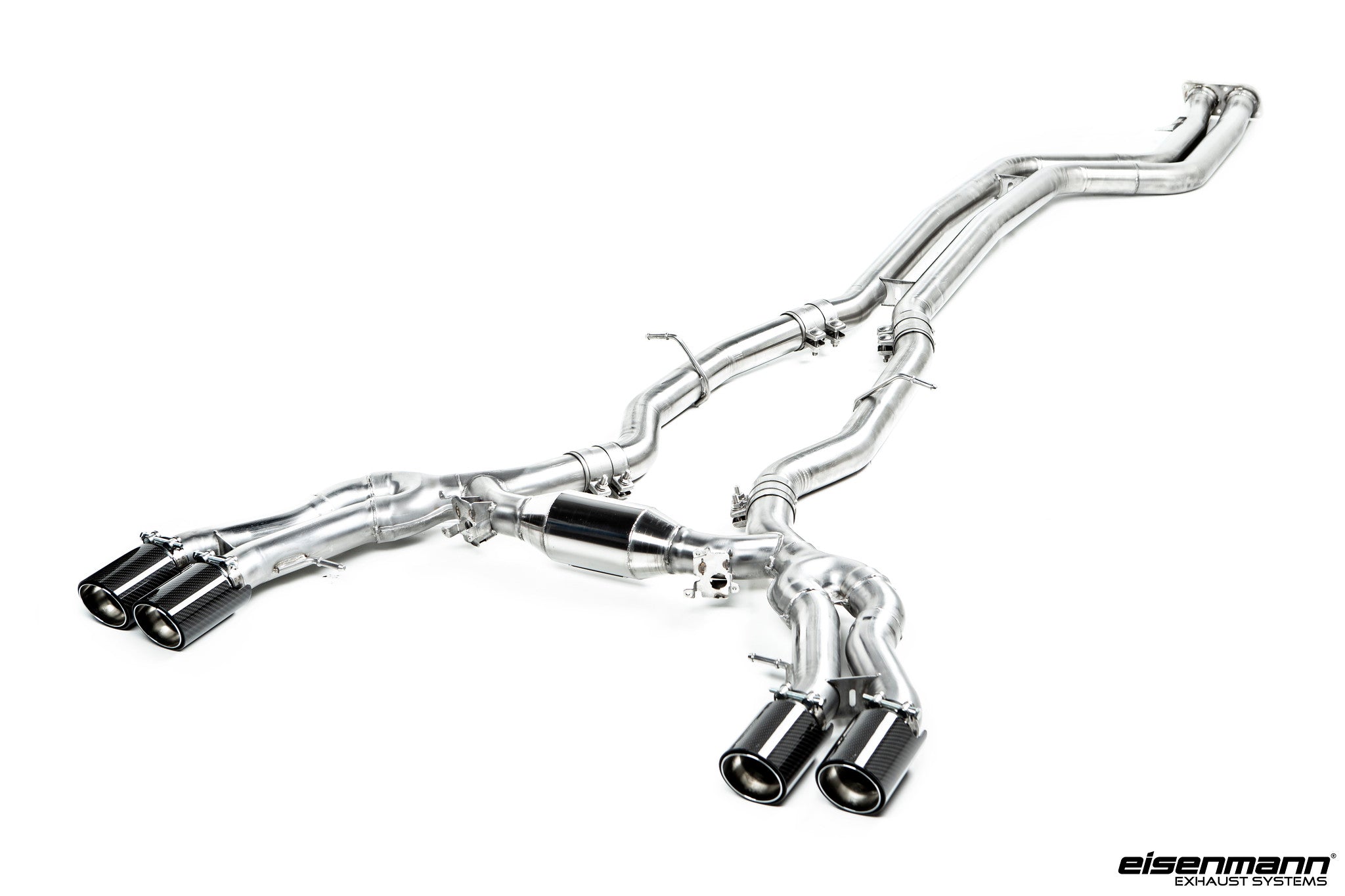 EISENMANN B3344.20904.C RACE Rear exhaust pipes BMW F97 X3 M (4x90mm carbon tips) Photo-2