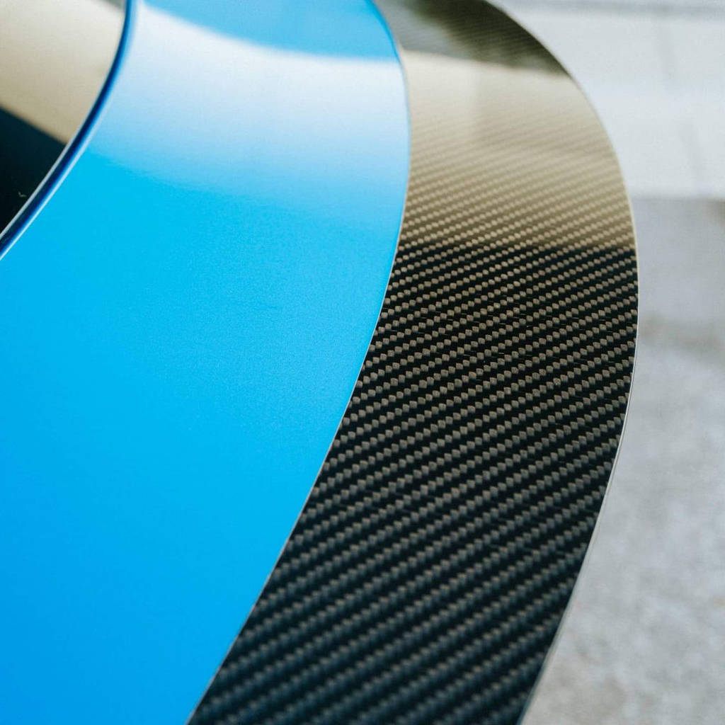 UNPLUGGED PERFORMANCE UP-MY-325-2.1 High Efficiency Trunk Spoiler, Autoclaved Dry Carbon, Satin Clear for TESLA Model Y Photo-8