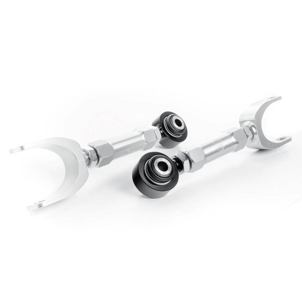 UNPLUGGED PERFORMANCE UP-M3MY-313-1.1 Billet Adjustable Rear Camber Arm Set - Street & Track Day for TESLA Model 3 / Model Y Photo-1