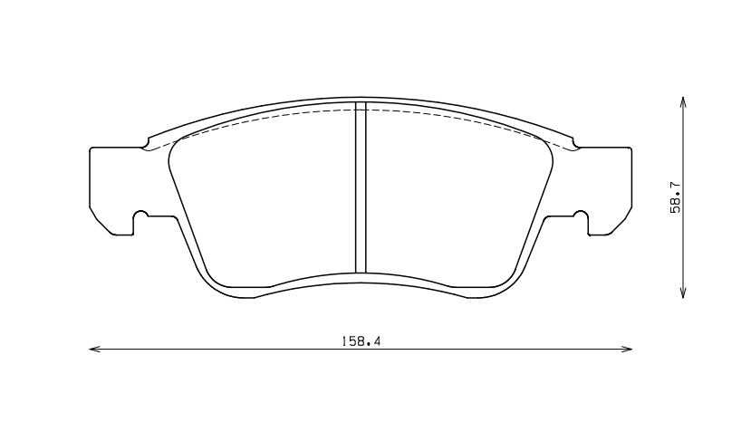 ENDLESS EP471MX72 Front brake pads INFINITI G35/FX35 2009+ (non-Akebono) Photo-0