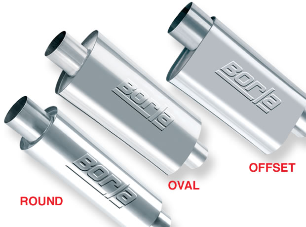 BORLA 40942 XR-1® Sportsman 2.5" Center-Center 16"x4.5"x7.88" - Racing Muffler Photo-0