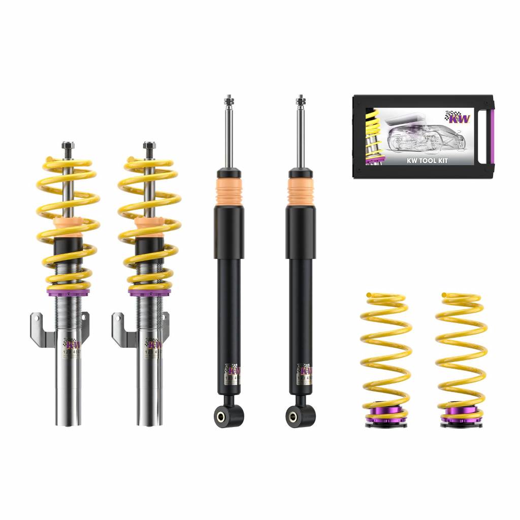 KW 102800BY Coilover Kit INOX V1 AUDI A1 Sportback; (GB) Photo-0