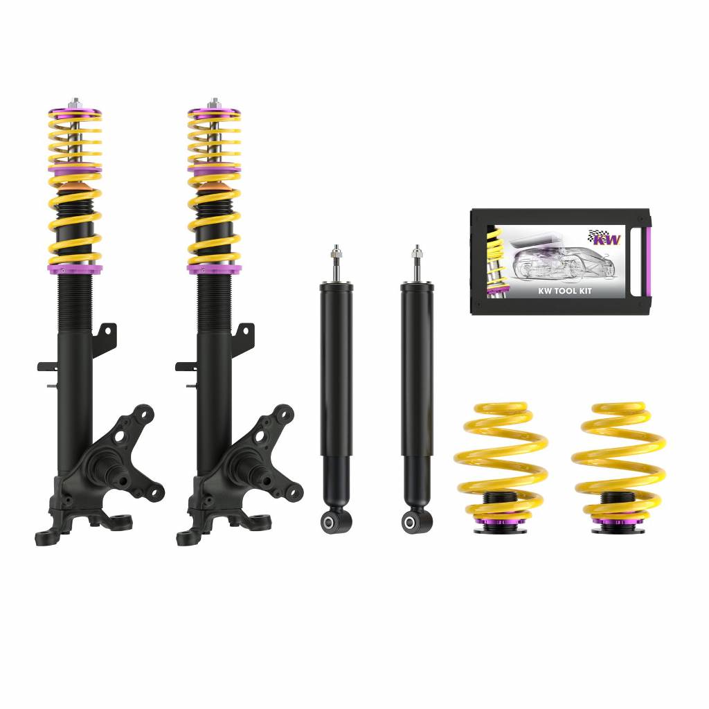 KW 102200DB Coilover Kit INOX V1 BMW M3 (E30); (BMW M3) Photo-0