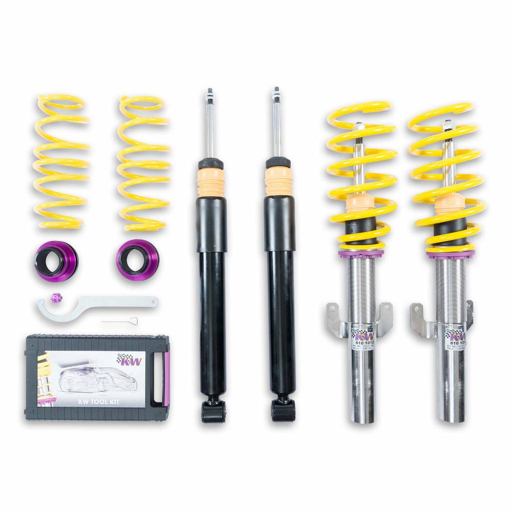 KW 152800BW Coilover Kit INOX V2 AUDI A1 Sportback; (GB) Photo-0