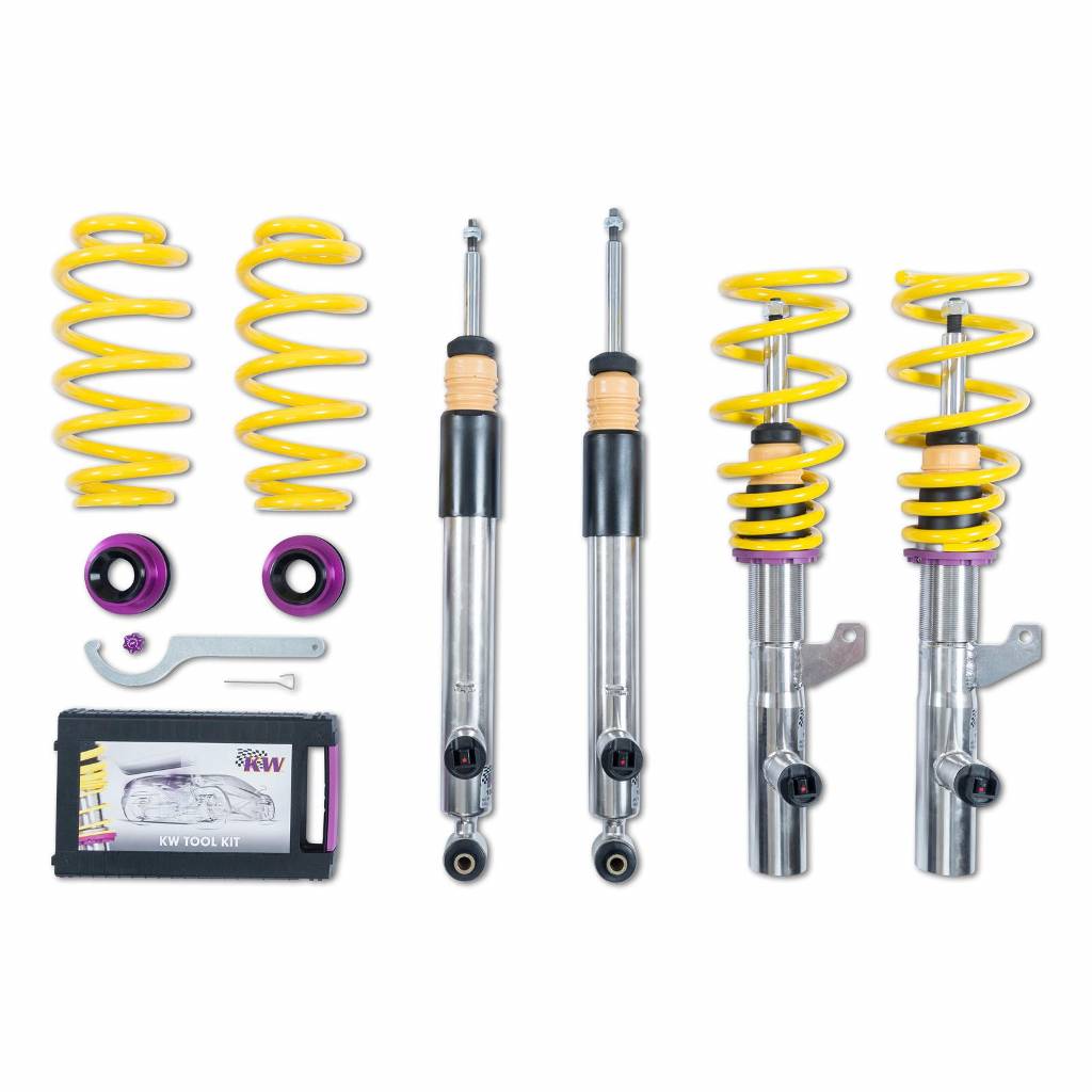 KW 39081012 Coilover Kit INOX DDC PLUG & PLAY SEAT Cupra Ateca; (5FP) 10/18- Photo-0